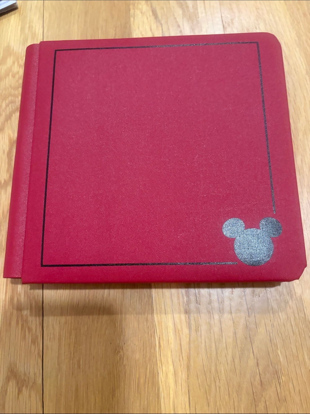 Vintage Creative Memories 7x7 Red Disney Mickey Mouse Scrapbook Album